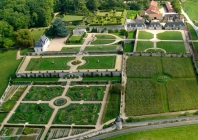 Vue aérienne du château de Valmer