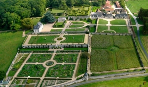 Vue aérienne du château de Valmer