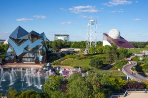 Vue d'ensemble du Parc du Futuroscope.